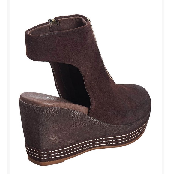 ANTELOPE Wedge/Platform Sling-back Bootie Size 9 - Picture 3 of 10